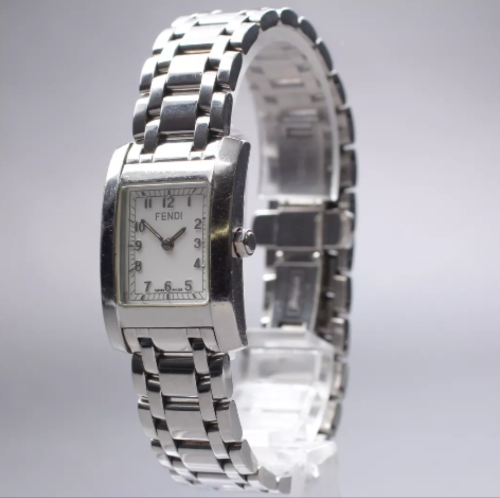 SOLD OUT Fendi Silver Stainless Steel Watch